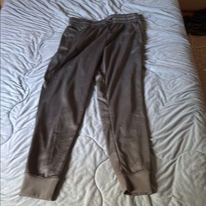Under Armour Gray Sweatpants with Elastic Cuffs